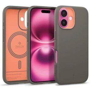 Caseology Nano Pop MagSafe Silicone Case for iPhone 16 - Military Grey
